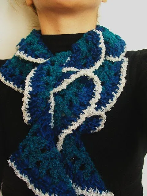 chalinas bufandas tejidas en crochet, los mejores modelos ... chalinas bufandas tejidas en crochet, los mejores modelos ...