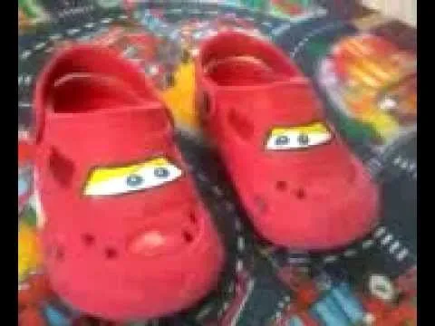 las chalitas de Cars Rayo Mcqueen - YouTube las chalitas de Cars Rayo Mcqueen - YouTube