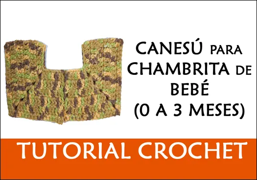 chambrita para bebé a crochet | facilisimo.com