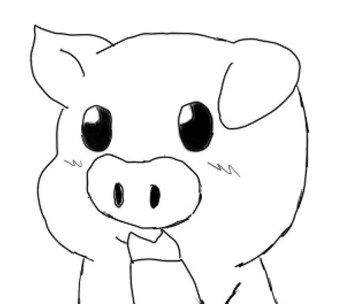 Chanchito dibujo tierno - Imagui