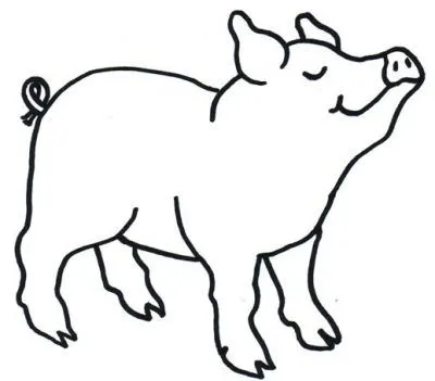 Dibujo de Cerdo. Dibujo para colorear de Cerdo. Dibujos infantiles ... Dibujo de Cerdo. Dibujo para colorear de Cerdo. Dibujos infantiles ...