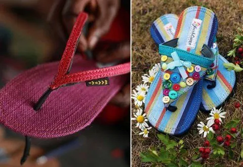 Chanclas-hechas-con-materiales ...
