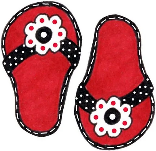 Chanclas dibujo para colorear - Imagui Chanclas dibujo para colorear - Imagui