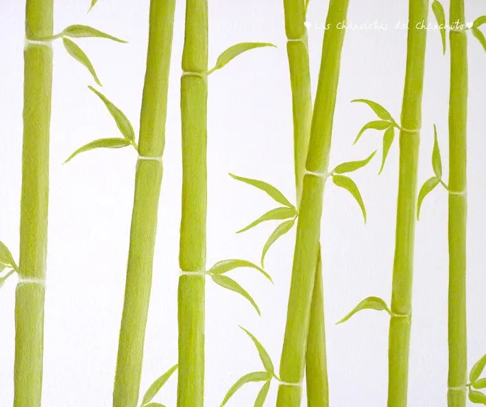 Dibujos bambu para colorear - Imagui