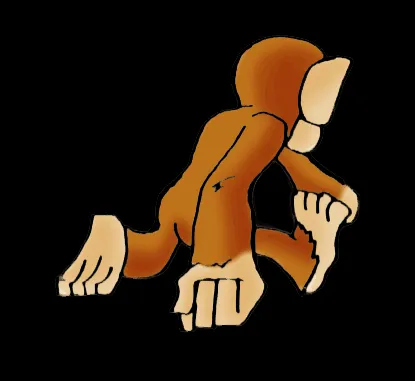 Un chango animado - Imagui