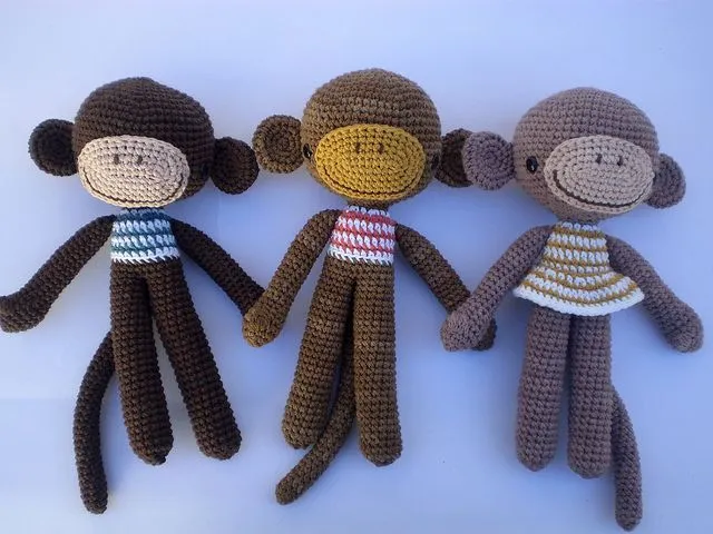 3 changos | Flickr: Intercambio de fotos | Amigurumis | Pinterest 3 changos | Flickr: Intercambio de fotos | Amigurumis | Pinterest