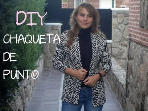 Do It Yourself: Chaqueta de punto para mujer con el patrón o molde ... Do It Yourself: Chaqueta de punto para mujer con el patrón o molde ...