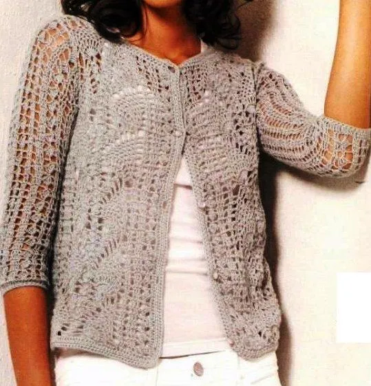 Chaquetas de ganchillo para mujer paso a paso - Imagui Chaquetas de ganchillo para mujer paso a paso - Imagui