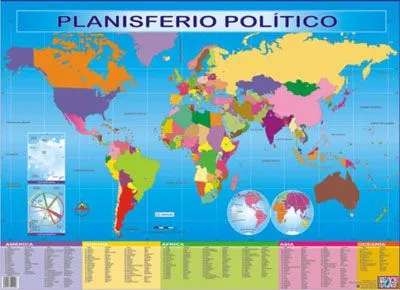 Imágenes del planisferio con nombres - Imagui Imágenes del planisferio con nombres - Imagui