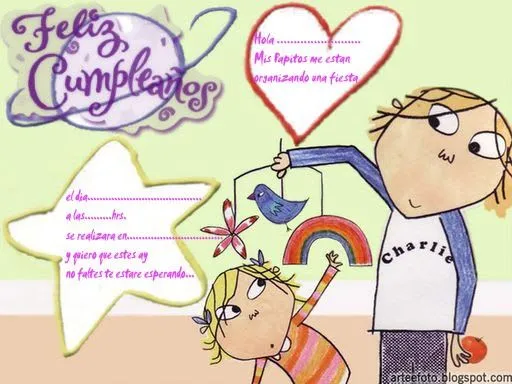 Charlie y Lola | Tarjetas de cumpleaños para imprimirTarjetas de ... Charlie y Lola | Tarjetas de cumpleaños para imprimirTarjetas de ...