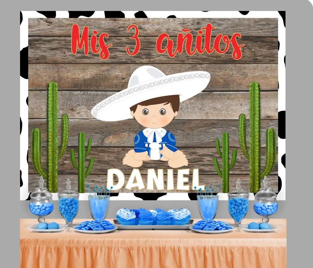 Charro Baptism & Birthday Backdrop personalizado / Azul / Rojo - Etsy México Charro Baptism & Birthday Backdrop personalizado / Azul / Rojo - Etsy México