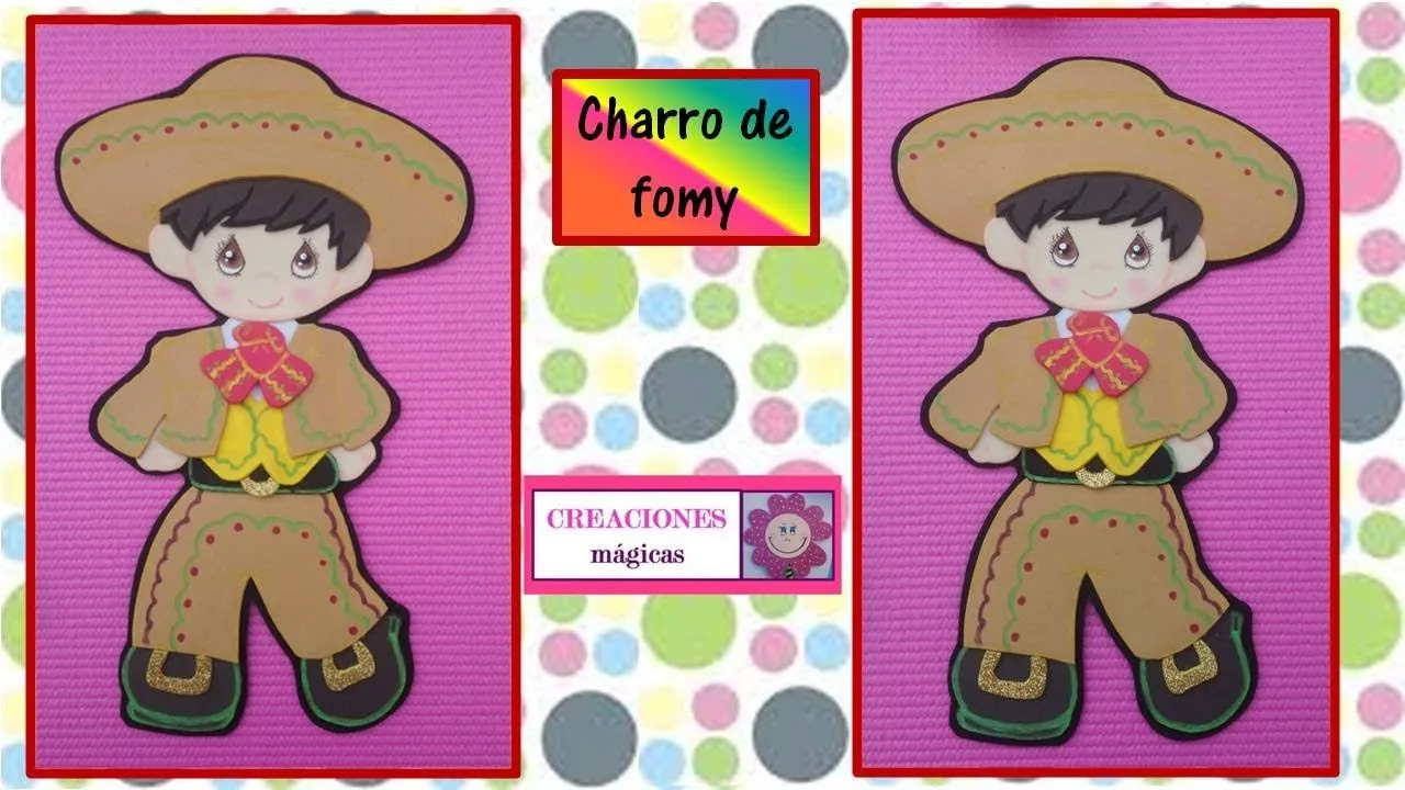 ♥♥Charro de fomy♥Creaciones mágicas♥♥ - YouTube ♥♥Charro de fomy♥Creaciones mágicas♥♥ - YouTube