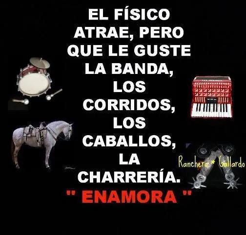 La charreria enamora | Frases | Pinterest