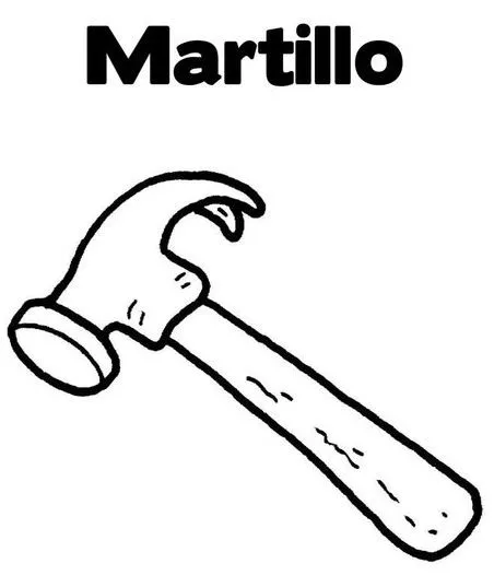 Pinto Dibujos: Martillo para colorear