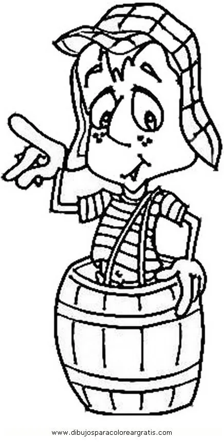 El Chavo del Ocho 8 Colouring Pages