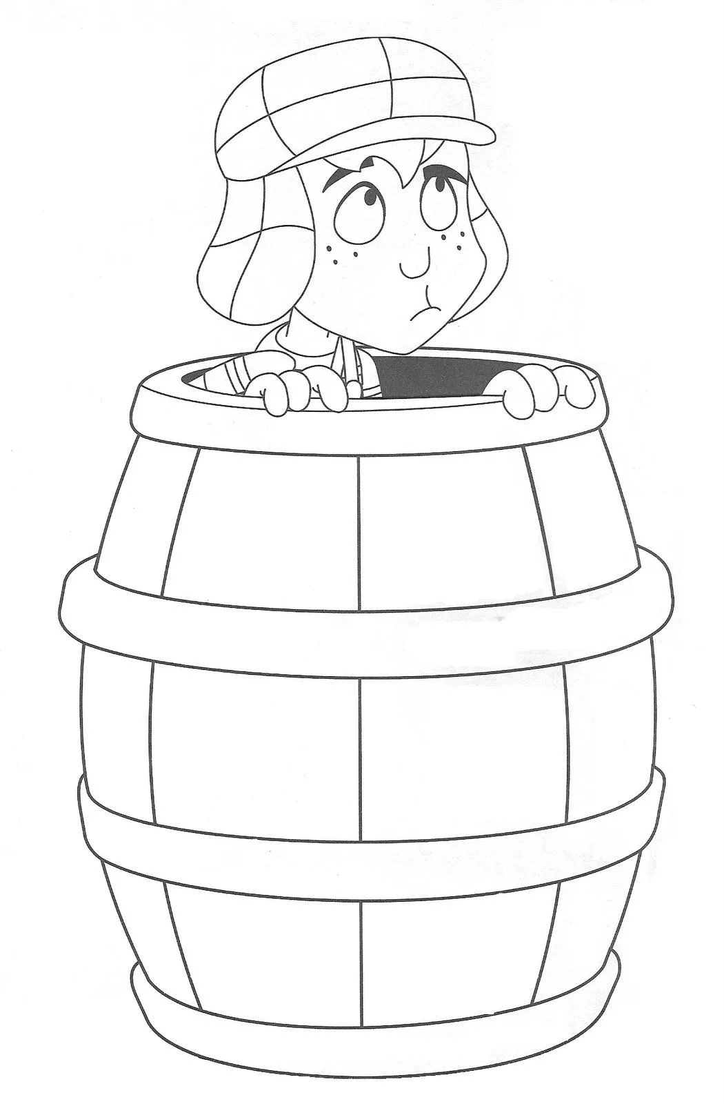 El Chavo para colorear