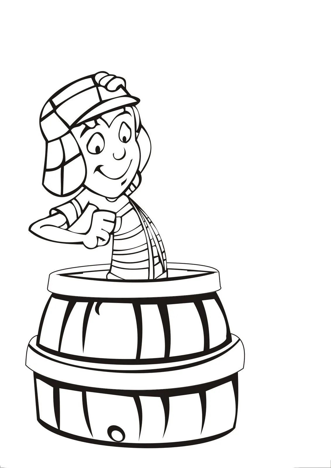 El Chavo para colorear
