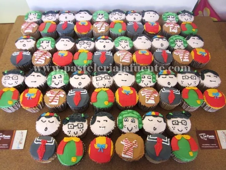 Chavo del 8 cupcakes. 100% Mexicano | Chilindrina | Pinterest