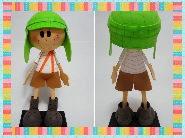 el chavo del 8 en fomi | manualidades | Pinterest