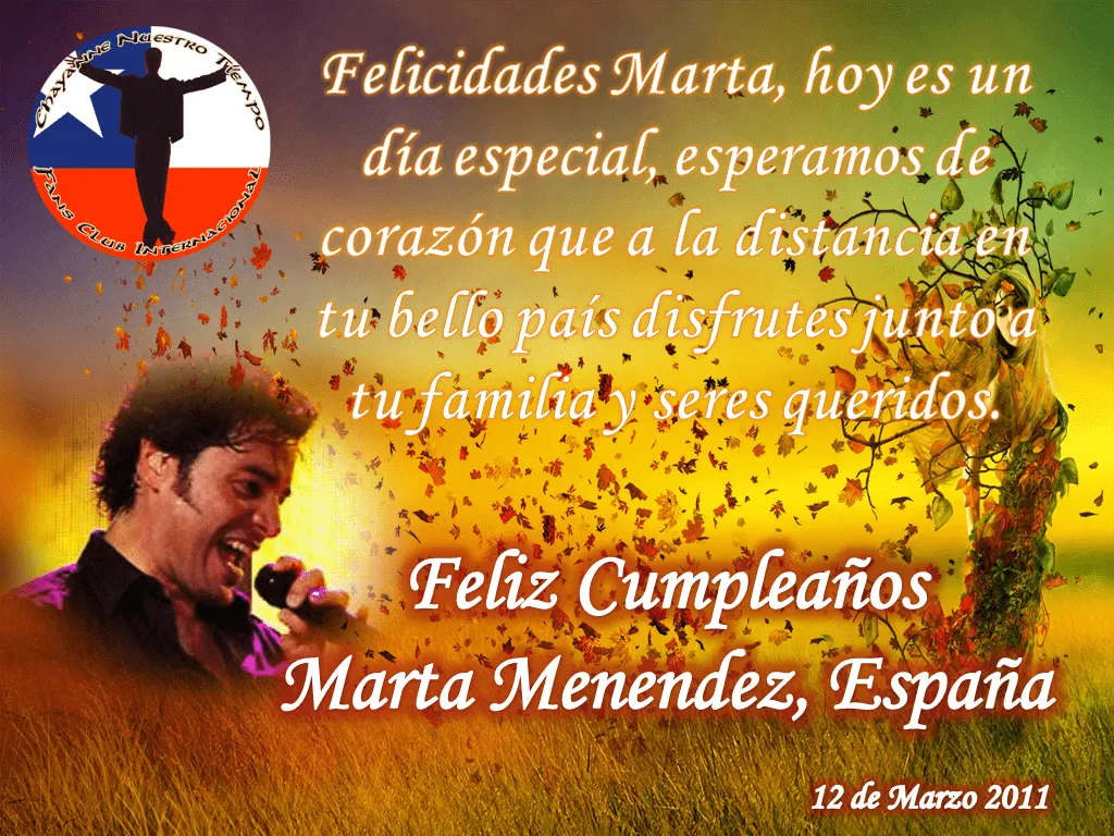 Chayanne, nuestro tiempo: marzo 2011