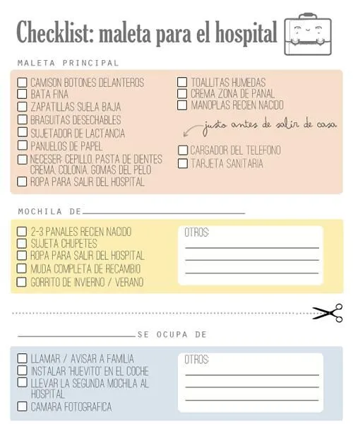 Lista de cosas para bebés - Imagui