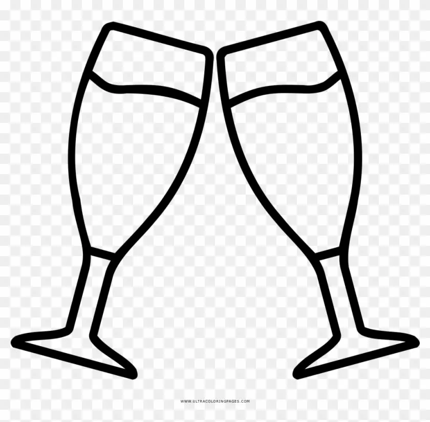 Cheers Coloring Page - Copa De Vino Colorer - Free Transparent PNG Clipart Images Download Cheers Coloring Page - Copa De Vino Colorer - Free Transparent PNG Clipart Images Download