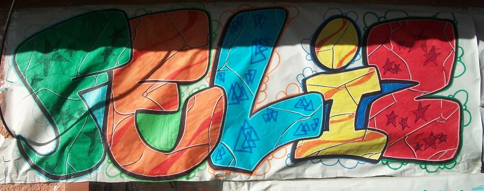 Chelpi BlackBook: Graffiti Feliz Cumple Benja