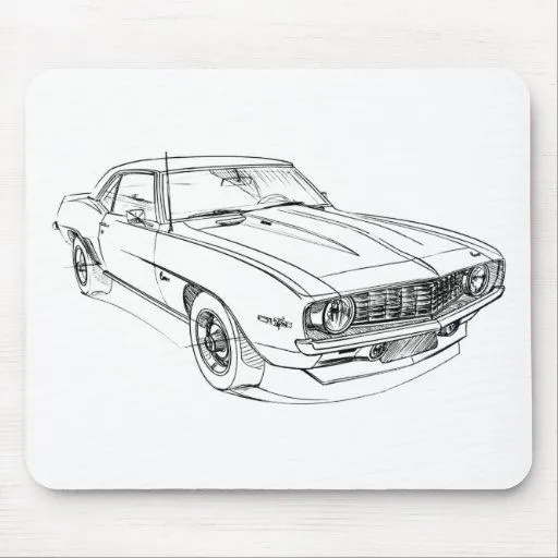 Chevy Camaro 1969 Z28 Alfombrilla De Ratón | Zazzle