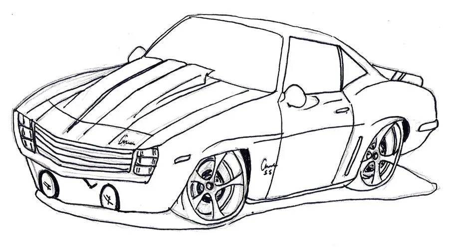 Chevy Camaro Coloring Pages Crokky Coloring Pages