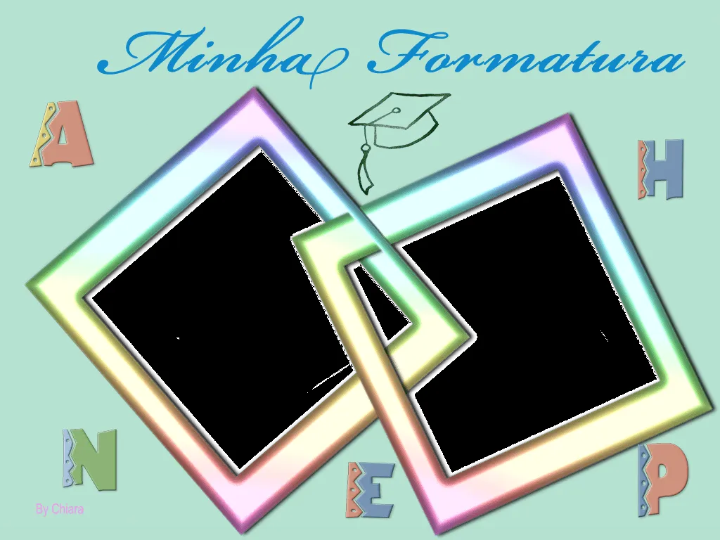 CHIARA - Molduras Digitais: Máscaras, Frames, Molduras de Formatura -  Infantil