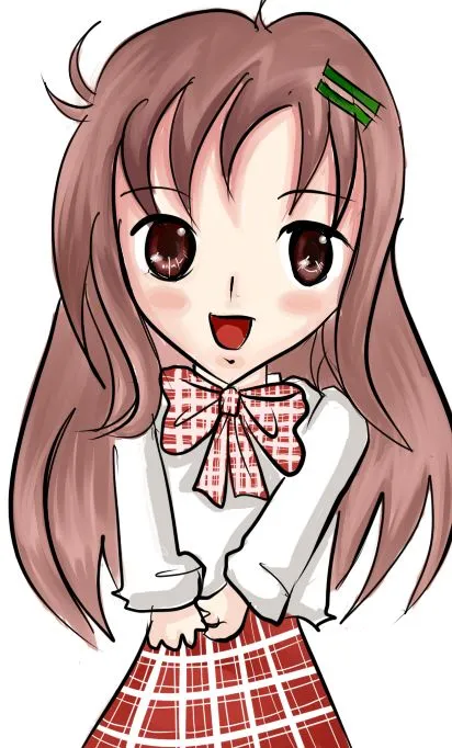 Chibi Girl by som-mikan on deviantART Chibi Girl by som-mikan on deviantART