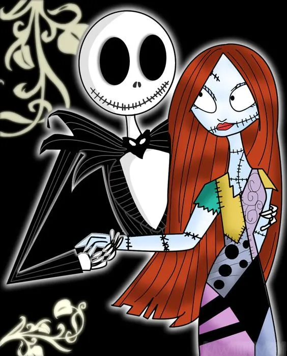 Chibi Jack and Sally by Hibi-chan on DeviantArt