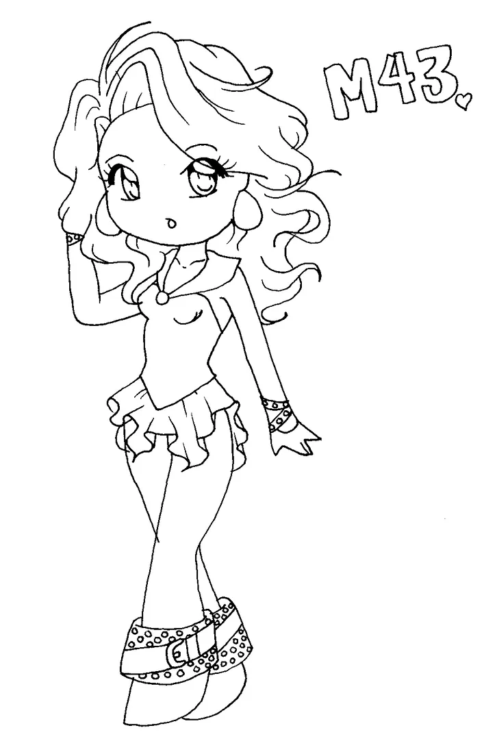 Chibi Messier 43 Coloring Page by PandanaLove on DeviantArt