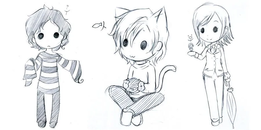 Gatos chibi - Imagui