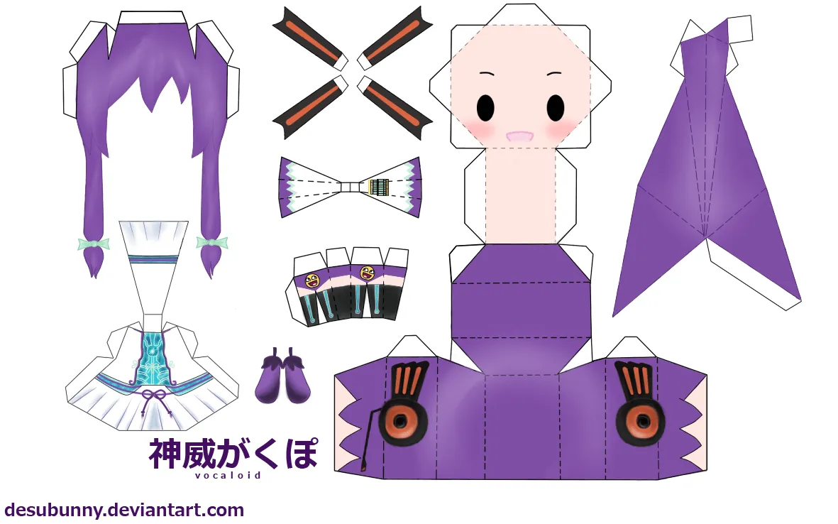 chibi_gakupo_papercraft_by_ ... chibi_gakupo_papercraft_by_ ...