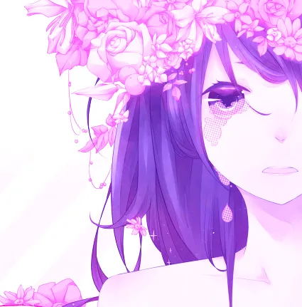 chica de anime llorando | Tumblr