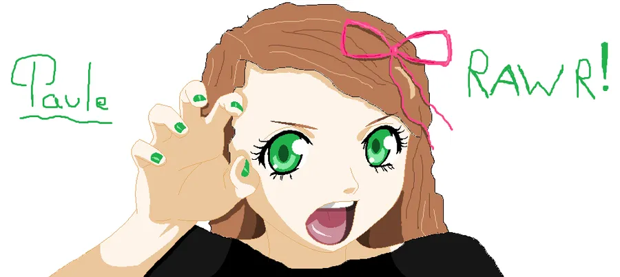 Chica anime RAWR!! by Paule-Link on DeviantArt Chica anime RAWR!! by Paule-Link on DeviantArt