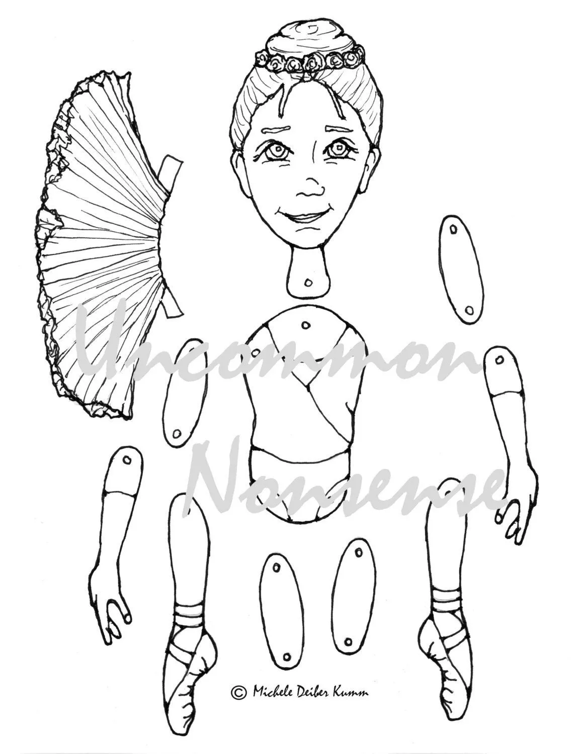 Chica Ballet 1. Dibujo para colorear danza ballet articulado - Etsy México Chica Ballet 1. Dibujo para colorear danza ballet articulado - Etsy México