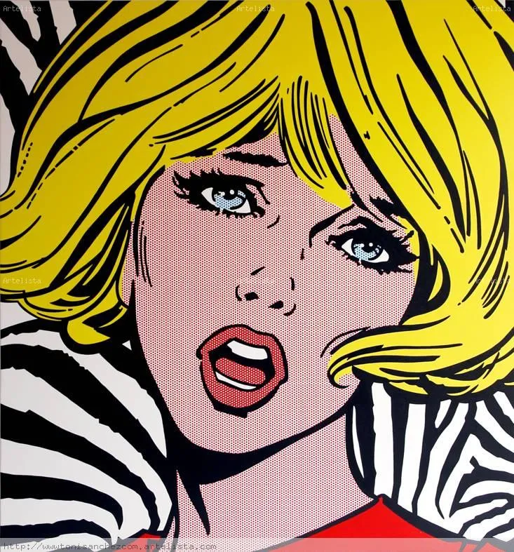 Chica sobre fondo de cebra Toni Sanchez Quintanilla- Artelista.com Chica sobre fondo de cebra Toni Sanchez Quintanilla- Artelista.com
