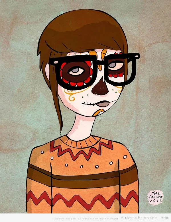 Dibujo Hipster | Cuánto Hipster| Cuánto Hipster | Blog muy ...