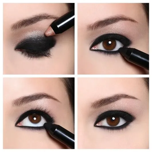 Chica Pow: Smokey eyes .... paso a paso