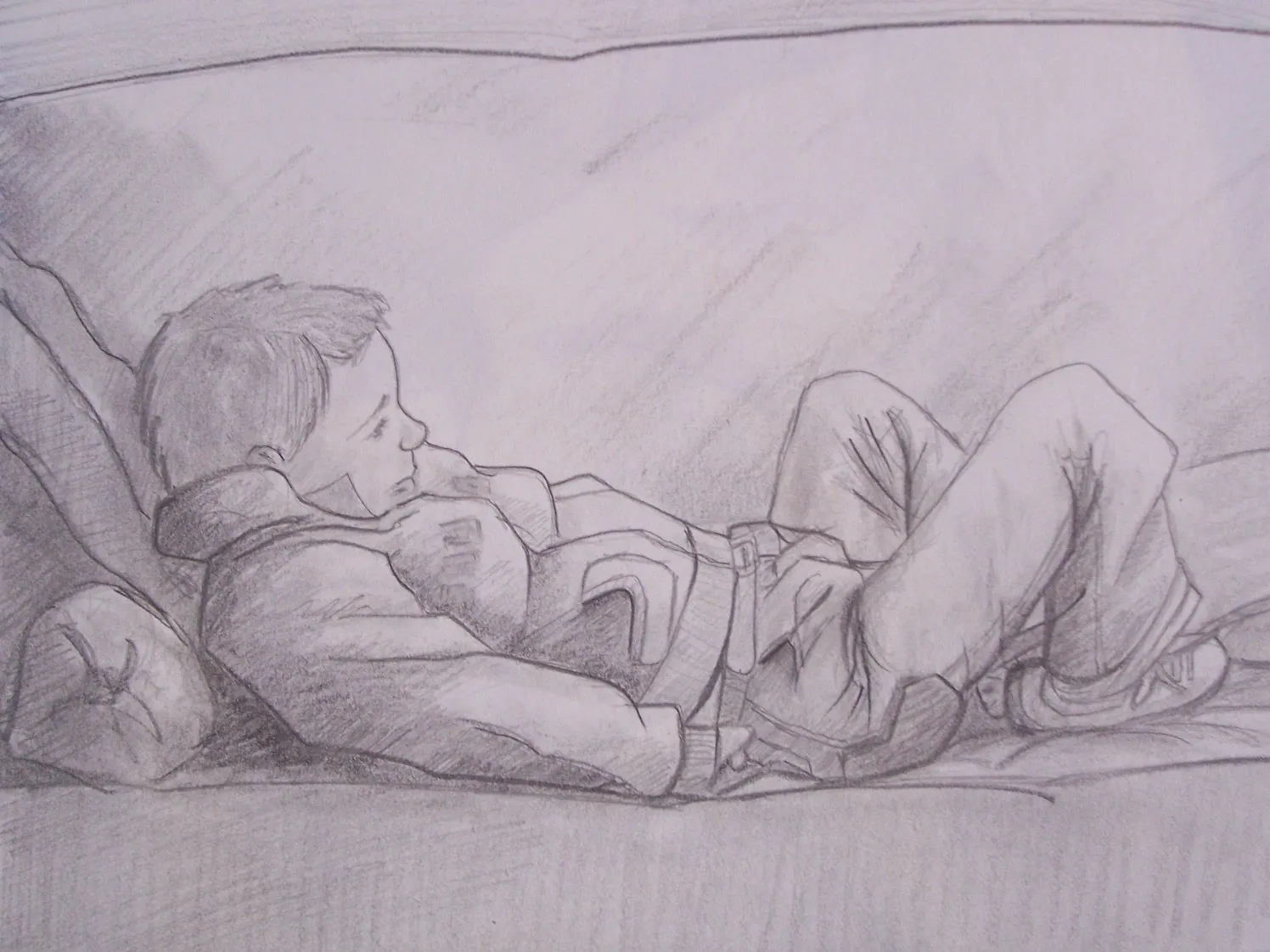 qué hace una chica como tú en un sitio como este?: dibujos a lápiz