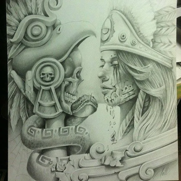 Chicano art | Aztecas y Mayas | Pinterest