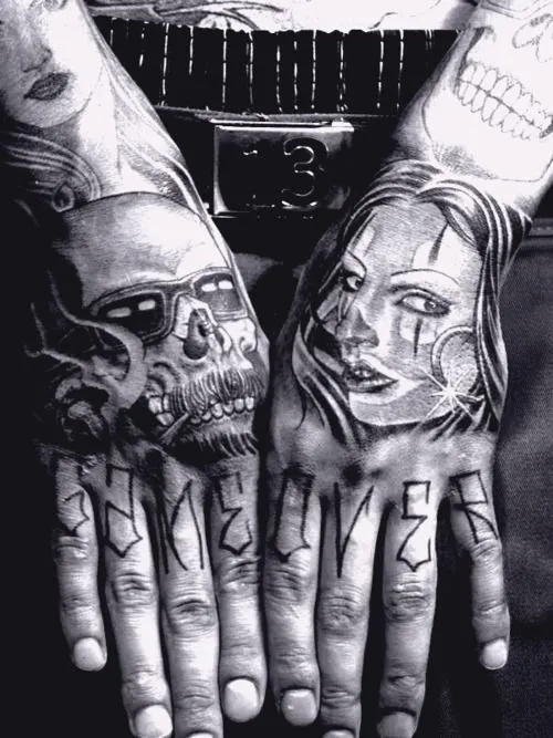 Chicano hands.