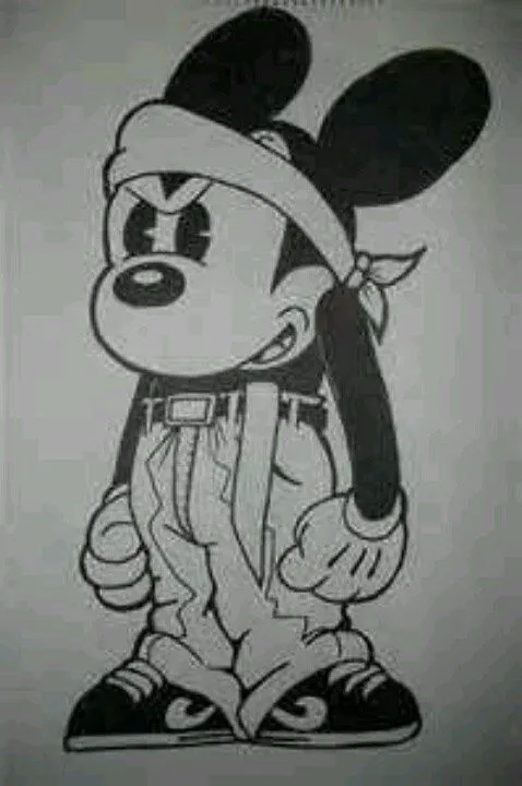 Chicano Mickey Mouse | mividaloca | Pinterest | Chicano, Mickey ...