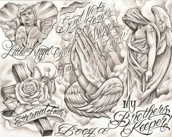chicano tattoo drawings | chicano style flashes - Dragon-Tattoo ... chicano tattoo drawings | chicano style flashes - Dragon-Tattoo ...