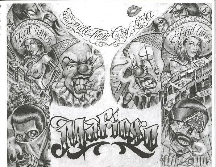 Chicano Art Tattoos on Pinterest | Lowrider Tattoo, Gangsta ... Chicano Art Tattoos on Pinterest | Lowrider Tattoo, Gangsta ...