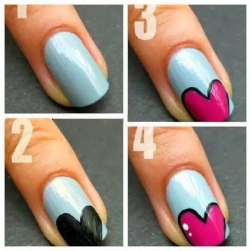 Todo sobre chicas: Diseños divertidos de uñas y muy fáciles para ... Todo sobre chicas: Diseños divertidos de uñas y muy fáciles para ...
