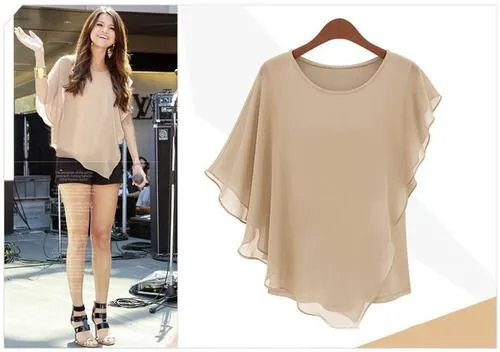 Modelos de blusas en chifon juveniles - Imagui