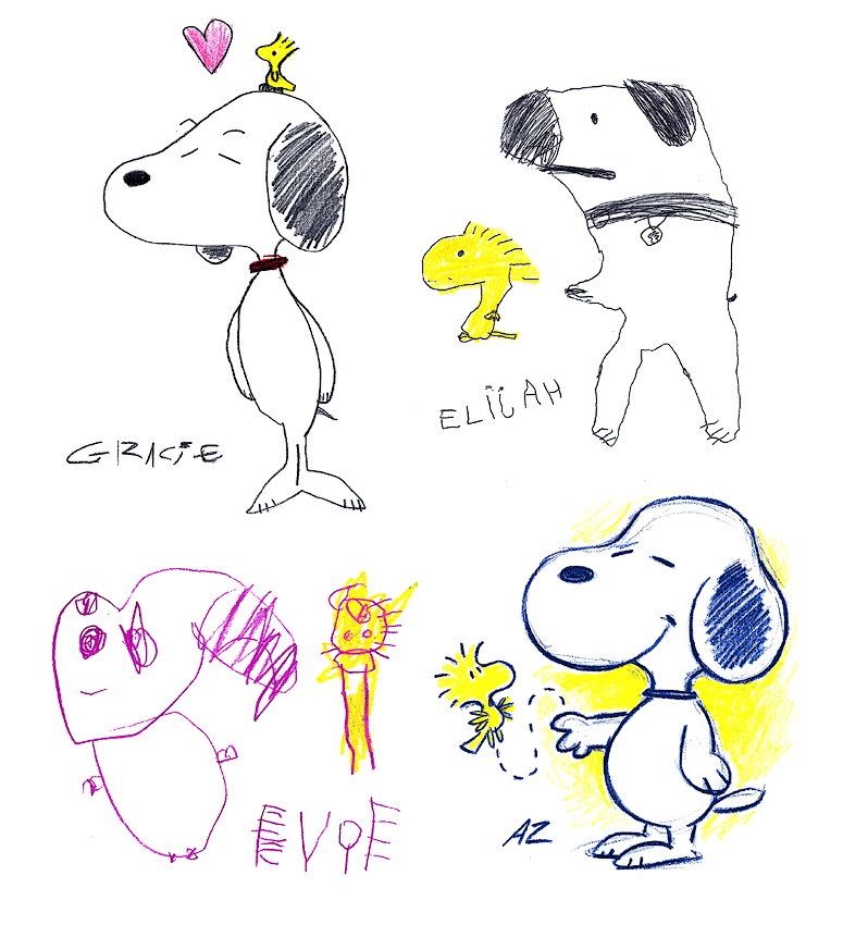 Chicken Nugget Lemon Tooty: Snoopy &amp; Woodstock